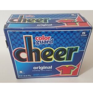 1-Cheer Color Guard Original Powder Laundry Detergent 26oz 15 Loads NEW